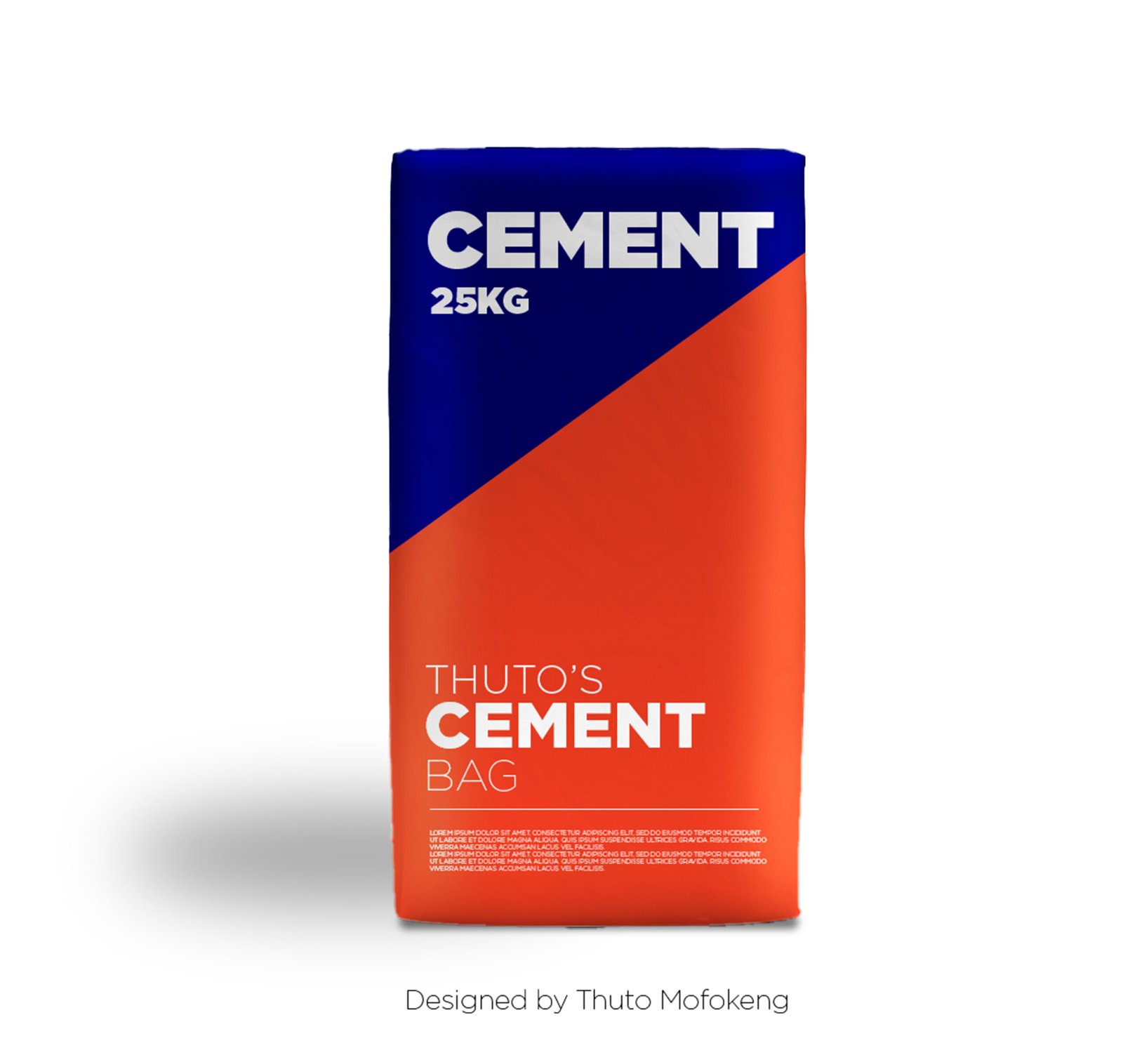 Cement Bag PSD Mockup